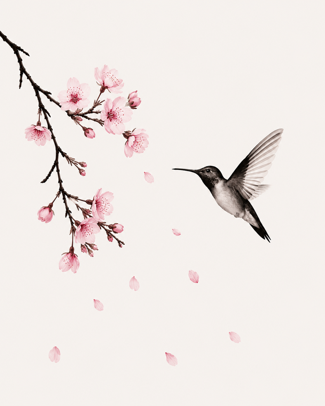 Blossom in Flight — A Coordinated Pair