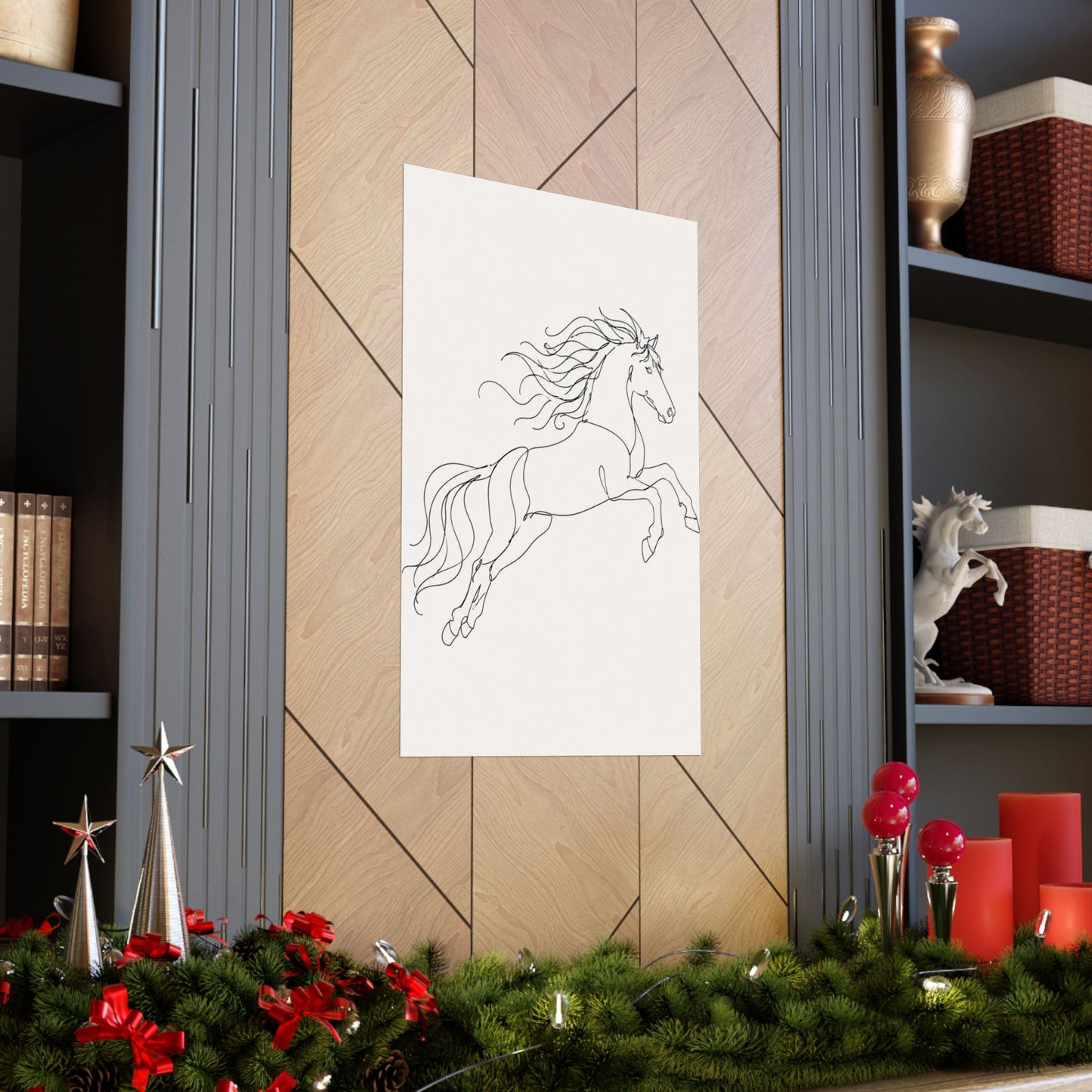 Wild Grace — Continuous Line Horse