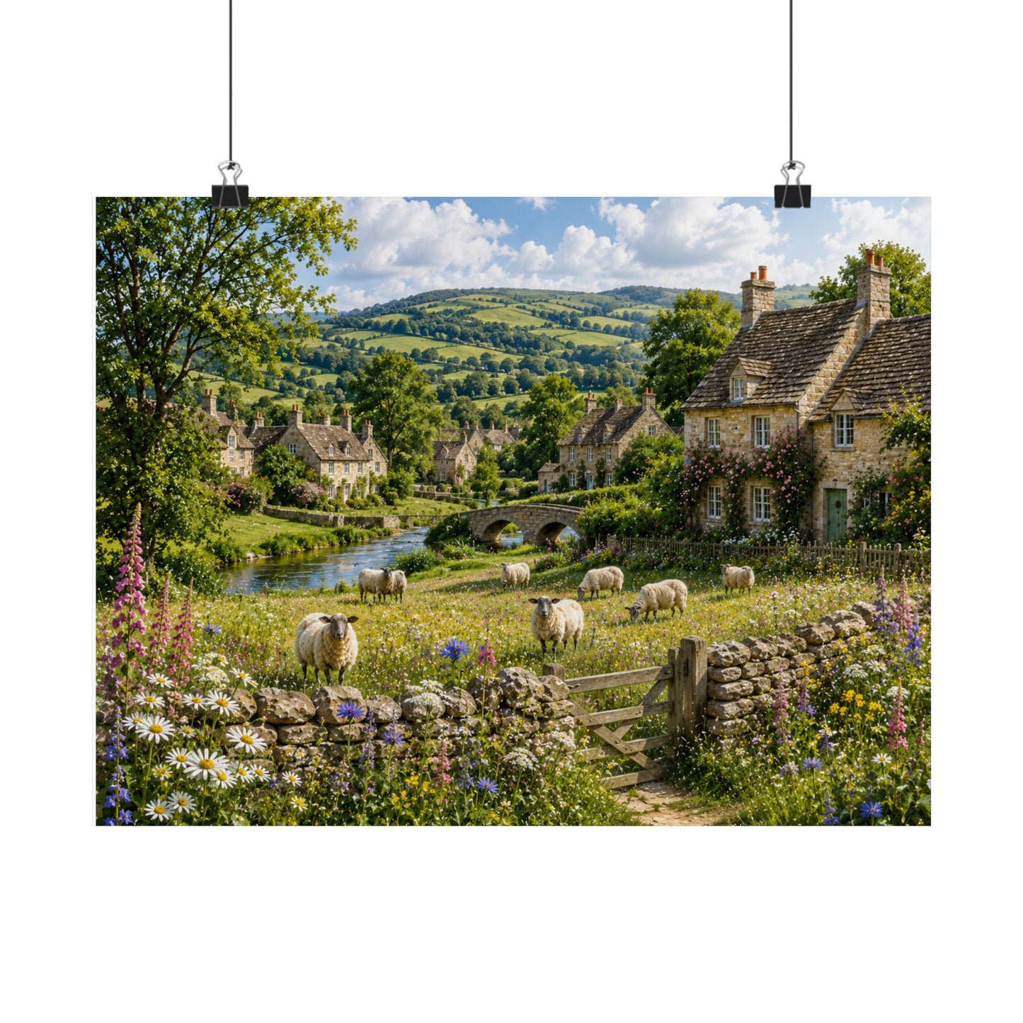 “Countryside Calm” poster