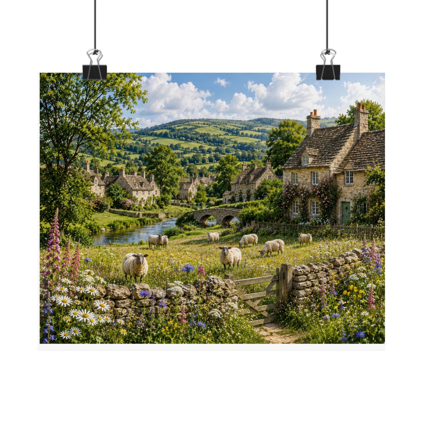 “Countryside Calm” poster