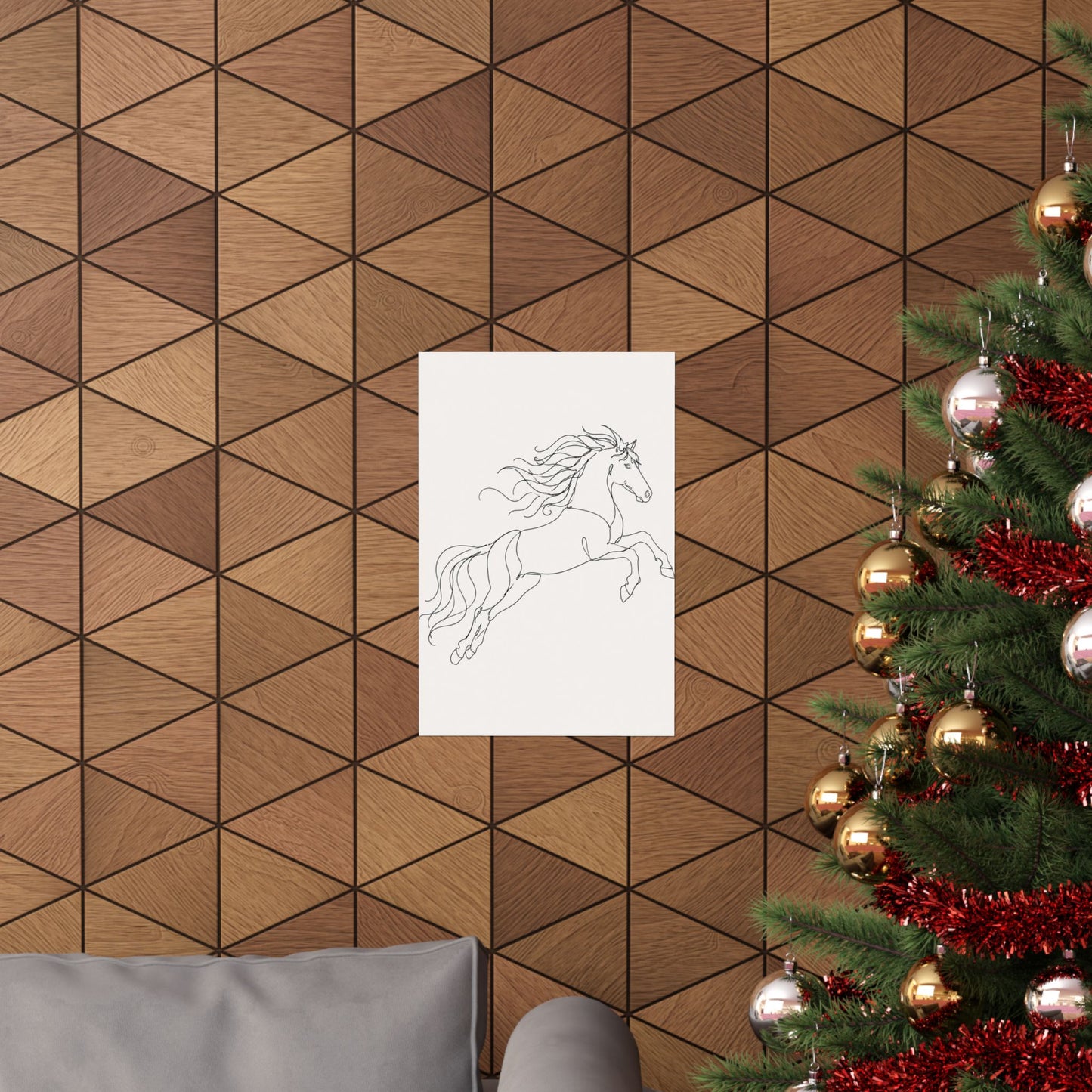Wild Grace — Continuous Line Horse