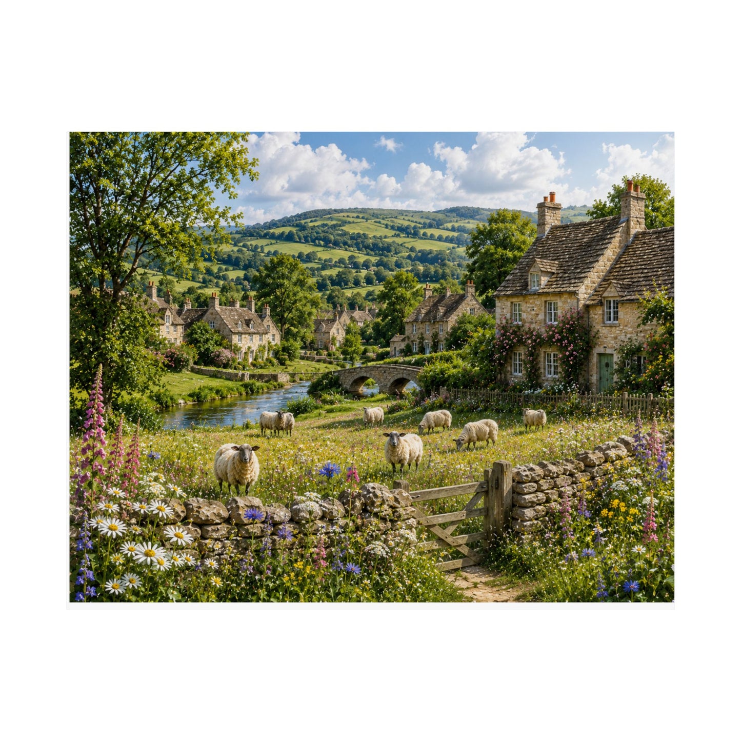 “Countryside Calm” poster