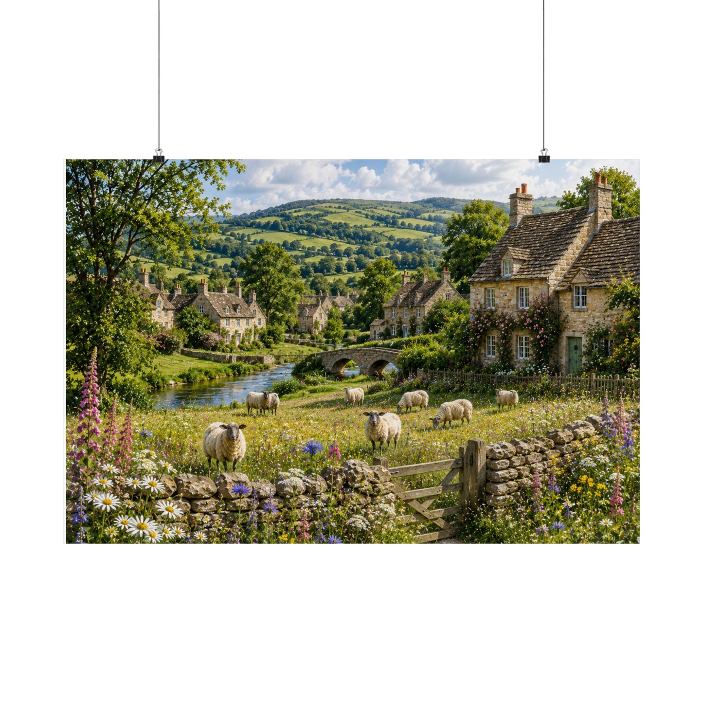 “Countryside Calm” poster