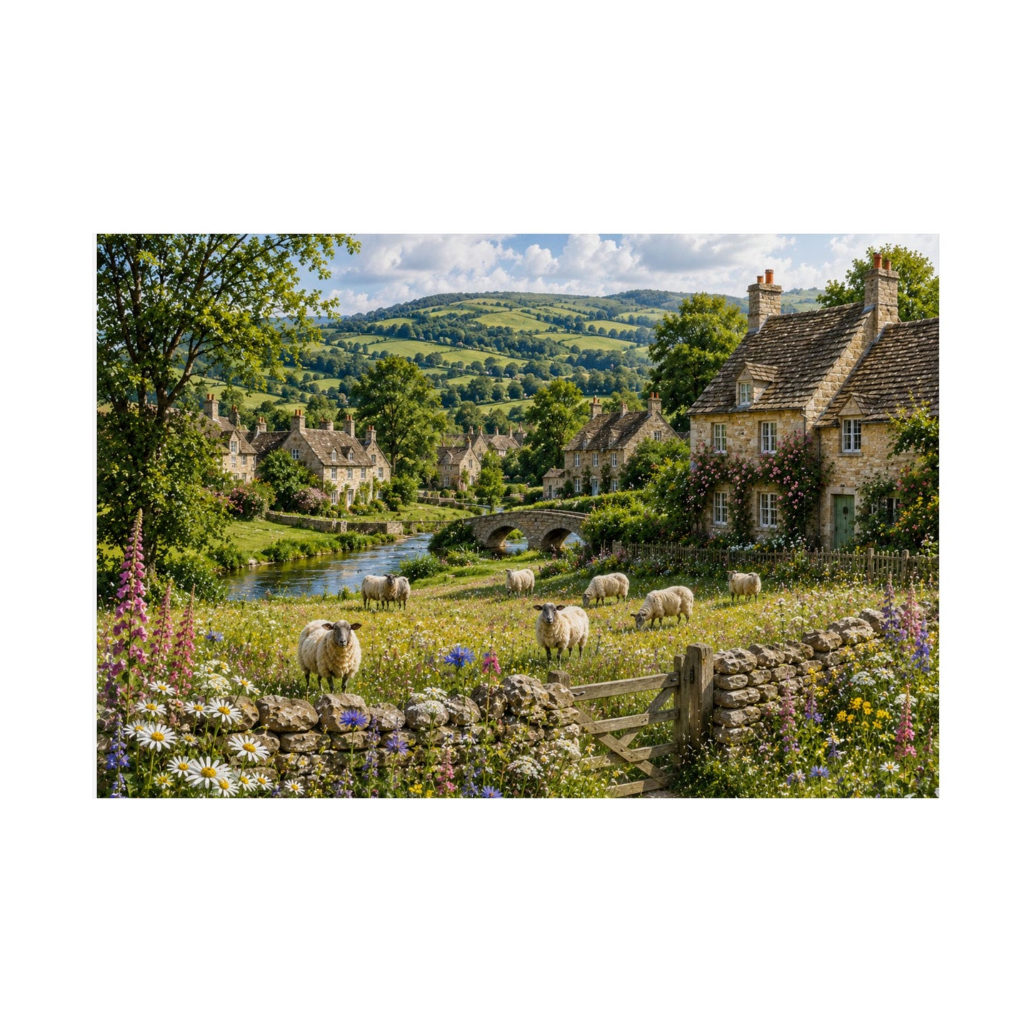 “Countryside Calm” poster