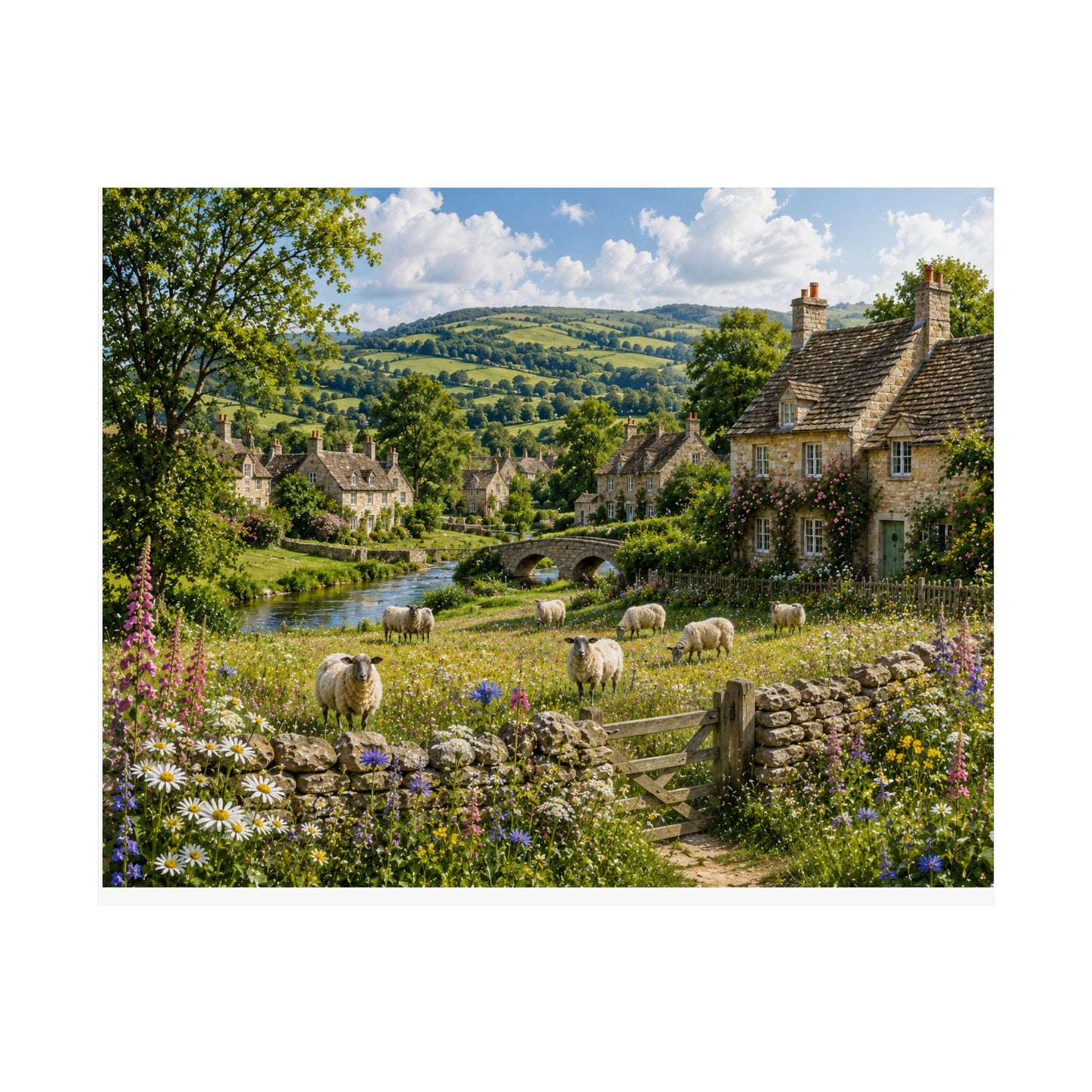 “Countryside Calm” poster