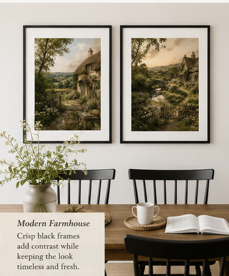 Cottage Garden Canvas “Garden Gate Morning”