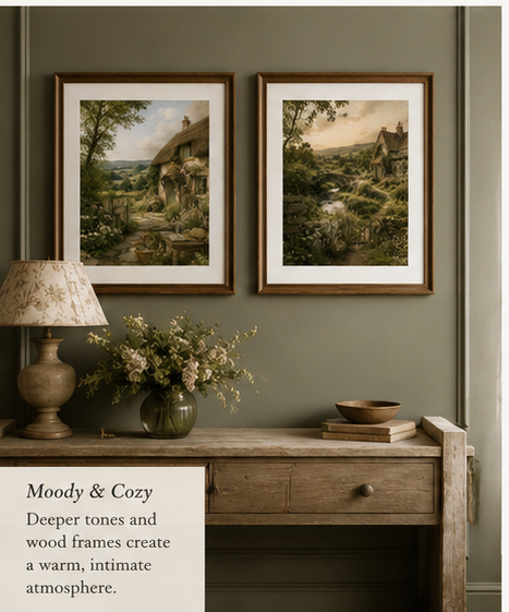 Cottage Garden Canvas “Garden Gate Morning”
