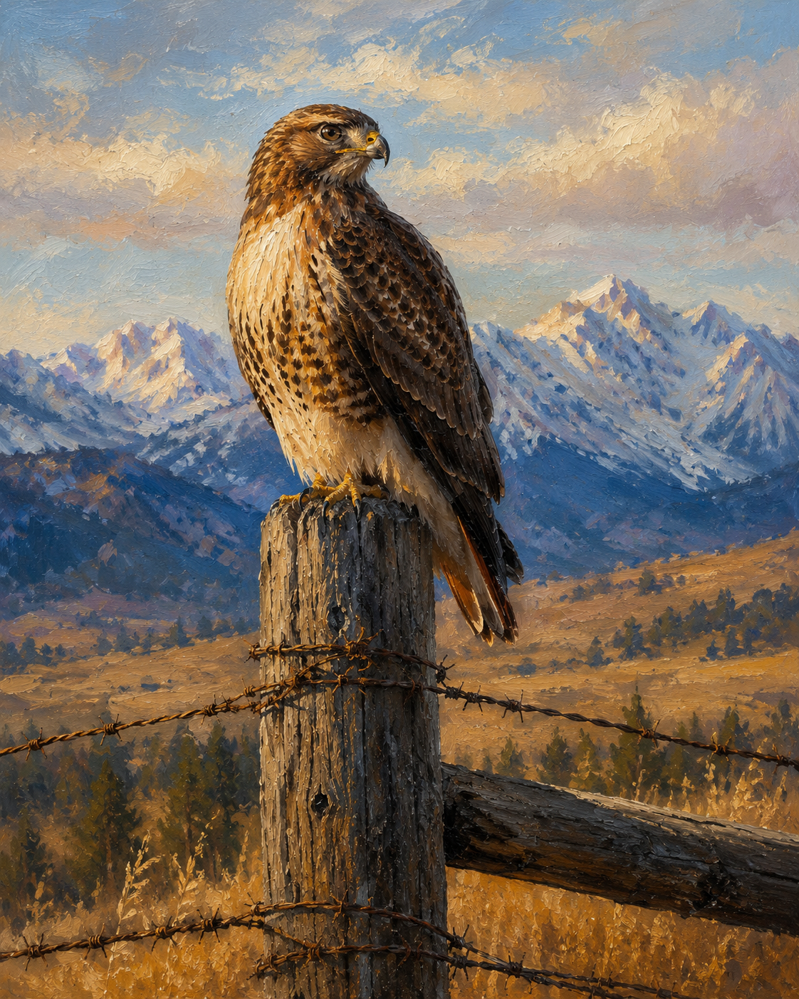 Sentinel of The Wild— Matte Vertical Nature Wall Art