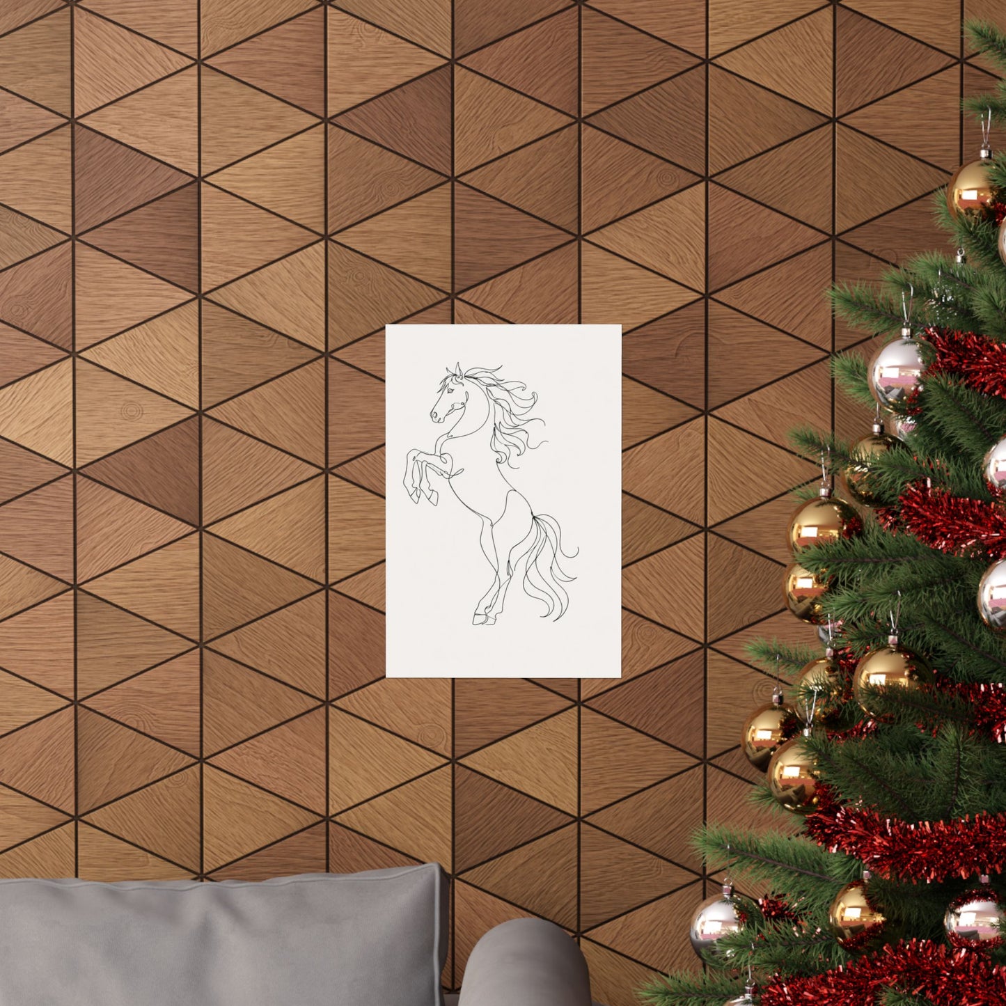 Wild Grace — Continuous Line Horse