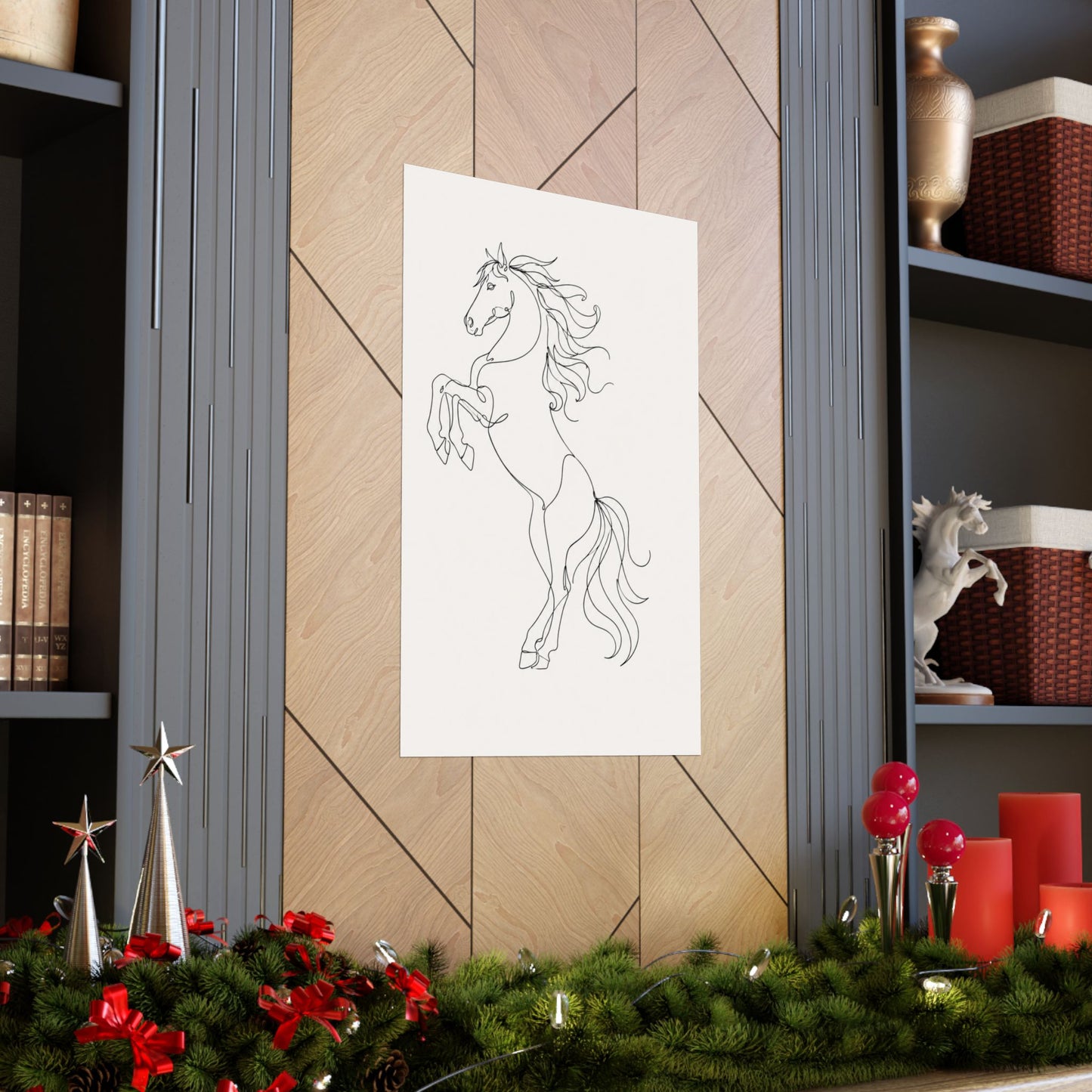 Wild Grace — Continuous Line Horse