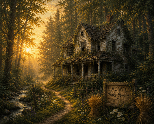 “Abandoned Grace in Morning Light”