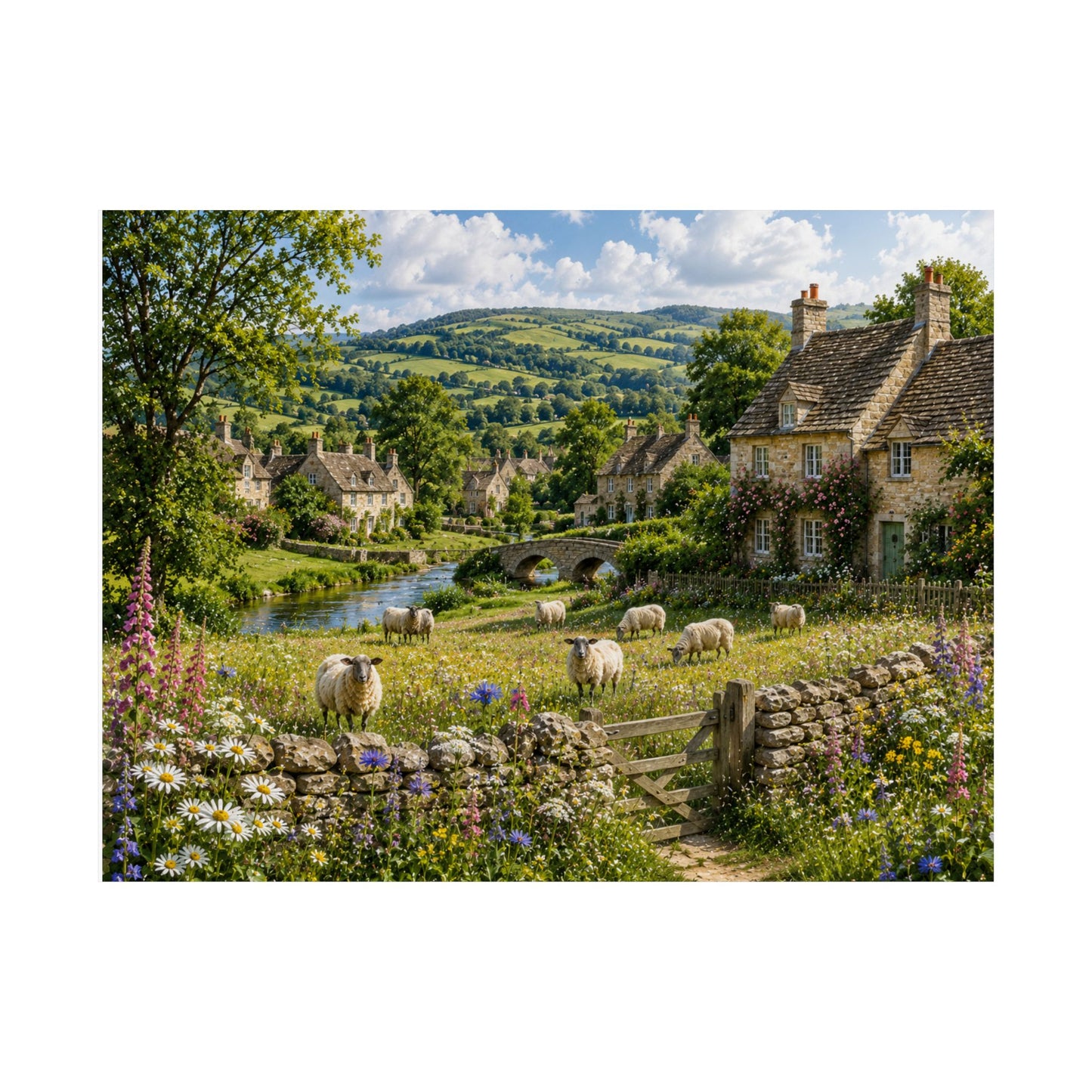 “Countryside Calm” poster