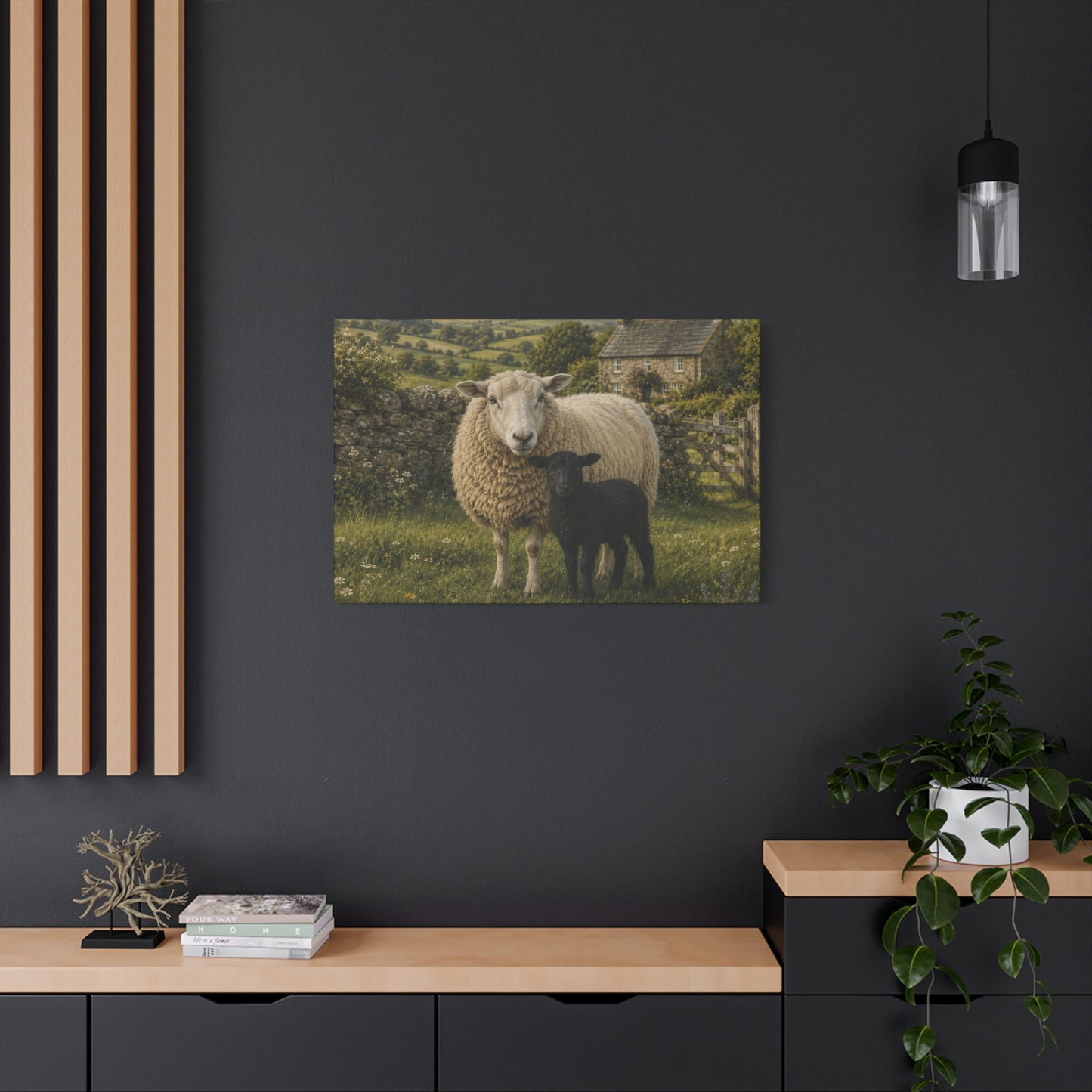 “Mother’s Meadow: Black Lamb in the English Countryside”