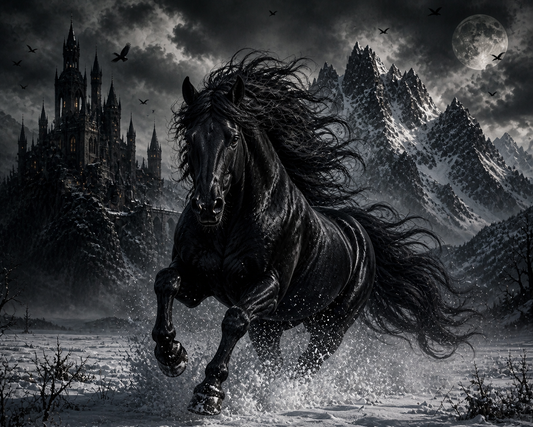 “Nightfall of the Shadow Steed”