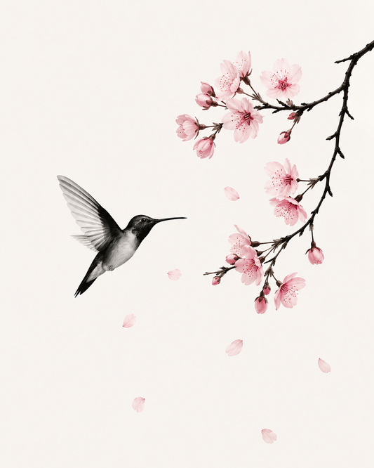 Blossom in Flight — A Coordinated Pair