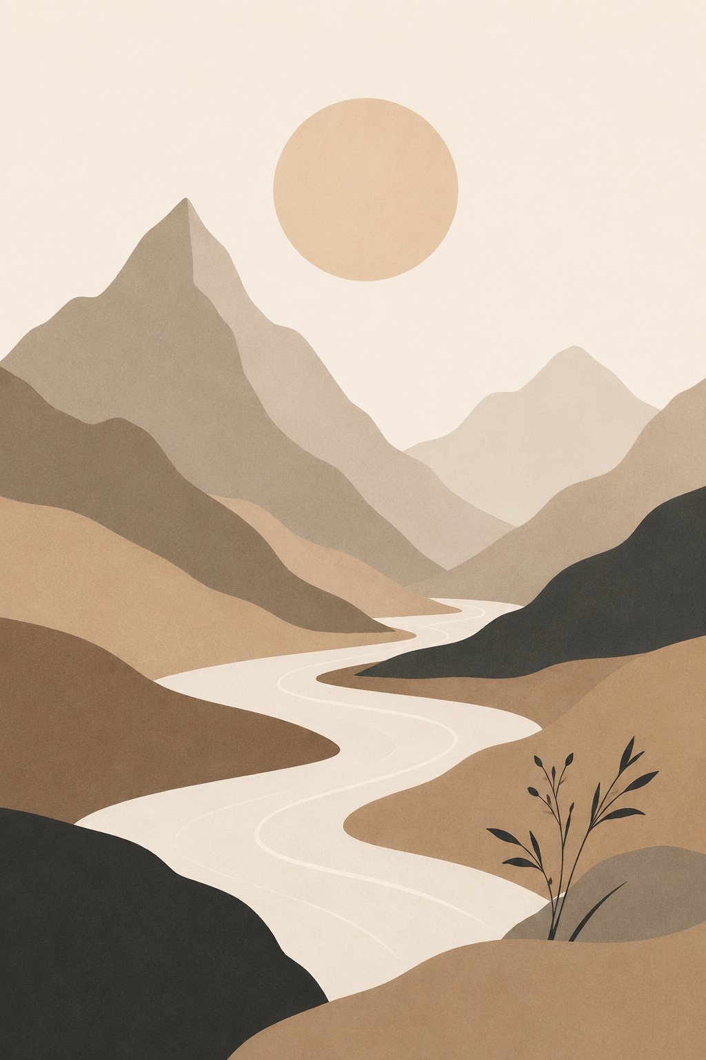 Flow Beneath the Peaks